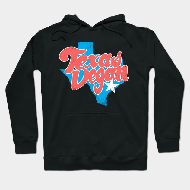 Texas Vegan Lone Star Tee Hoodie by SavageHardyFree